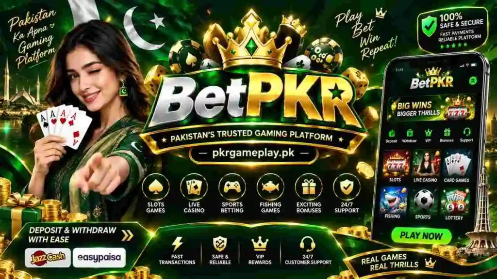BetPKR game platform in Pakistan